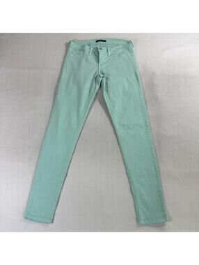 Skinny Stretch Jeans Mint Green Flying Monkey Tag 29 Fits Like 28X30 Denim